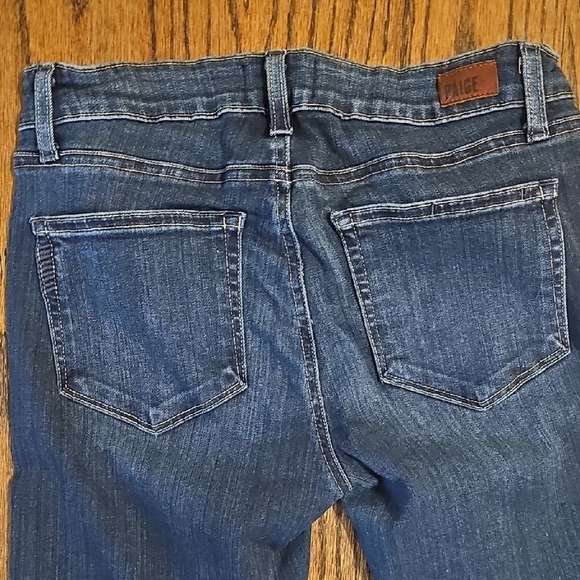PAIGE Dark Blue Skinny Jeans - Picture 5 of 10